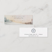 冬水カラーシーンスタッドイヤリング表示 スキニー名刺 (正面/裏面)