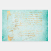 冬水彩包み紙 ラッピングペーパーシート (正面3)