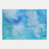 冬水彩包み紙 ラッピングペーパーシート (正面)