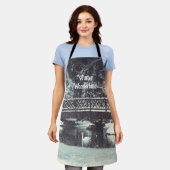 冬池 エプロン (着用した状態)