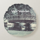 冬池 ラウンドクッション (正面)