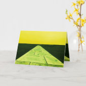 冬海 カード (黄色い花)