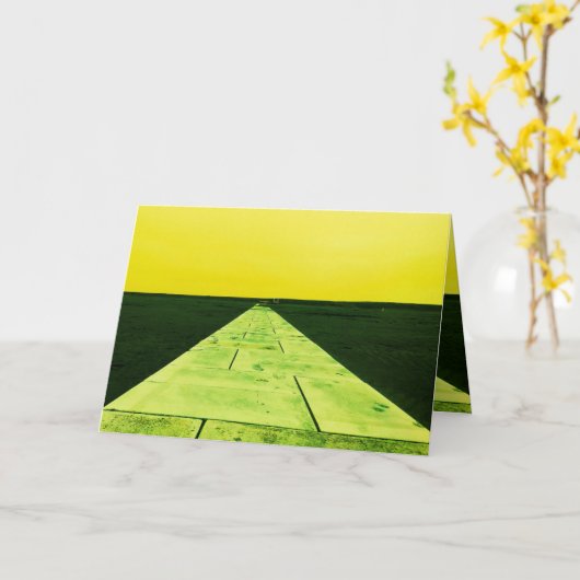 冬海 カード (黄色い花)