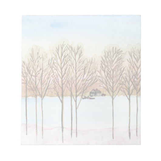 冬湖 ノートパッド (正面)