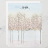 冬湖 レターヘッド (正面/裏面)