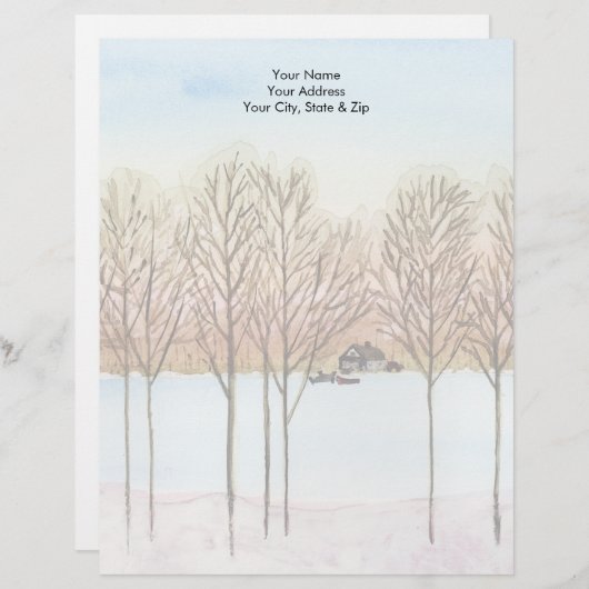 冬湖 レターヘッド (正面/裏面)