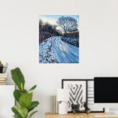 冬灯 ポスター (ホームオフィス)