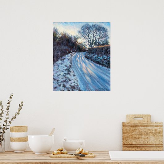 冬灯 ポスター (キッチン)