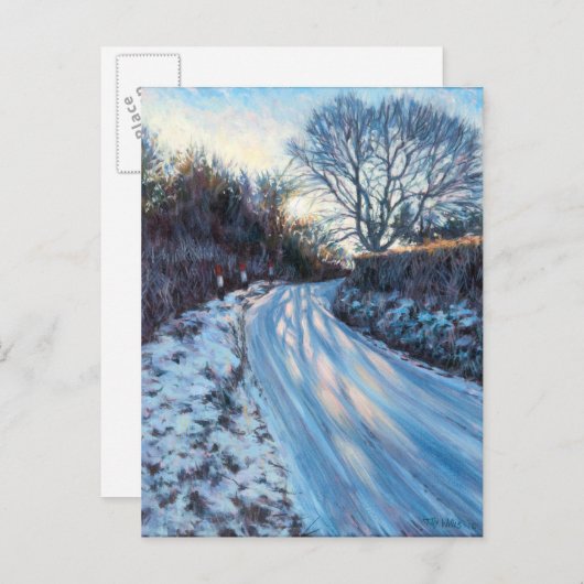 冬灯 ポストカード (正面/裏面)