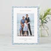 冬灯 |縦モダン写真ハヌカー シーズンカード (スタンド正面)