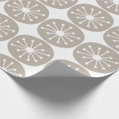 冬灰色モダンの世紀中原点 ラッピングペーパー (角)