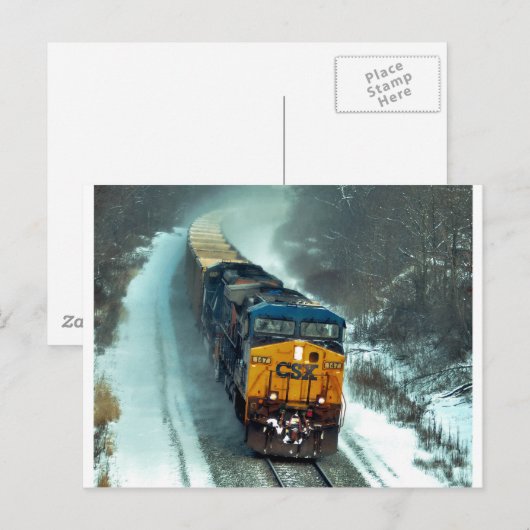 冬炭列車 ポストカード (正面/裏面)