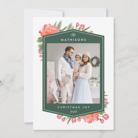 冬牡丹 |休日の写真 シーズンカード (正面)