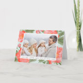 冬牡丹 |写真折り畳み シーズンカード (正面)