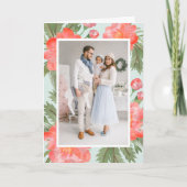 冬牡丹 |写真折り畳み シーズンカード (正面)