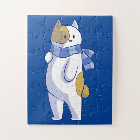 冬猫パズル ジグソーパズル (縦)