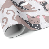 冬猫 ラッピングペーパー (ロールコーナー)
