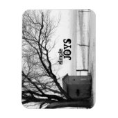 冬用アウトハウスマグネット マグネット (縦)