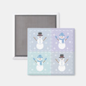 冬用キルトマグネット マグネット (正面/裏面)