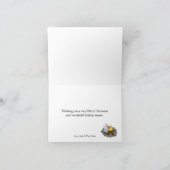 冬用テントキャンピングクリスマスカード シーズンカード (内部)