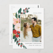 冬用植物学 |祝日の写真 ポストカード (正面/裏面)