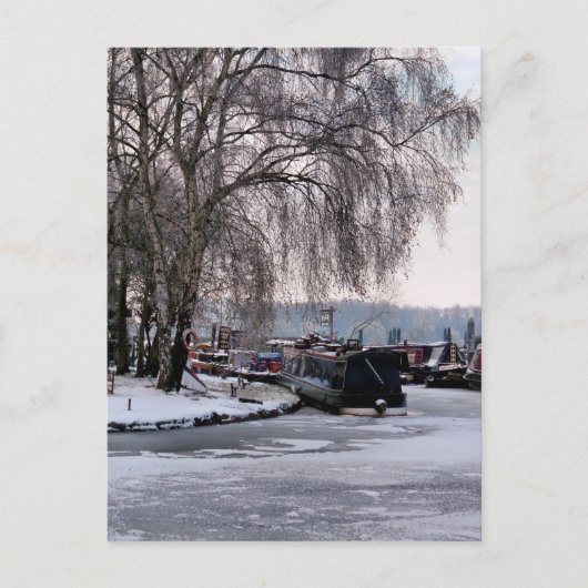 冬用運河 ポストカード (正面)