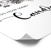 冬男女兼用は何人のキャンディーを推測する ポスター (角)