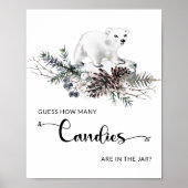 冬男女兼用は何人のキャンディーを推測する ポスター (正面)