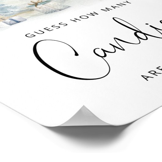 冬男女兼用キャンディの数を推測 ポスター (角)