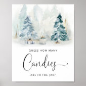 冬男女兼用キャンディの数を推測 ポスター (正面)