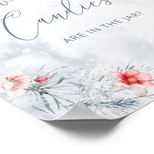 冬男女兼用キャンディの数を推測 ポスター (角)