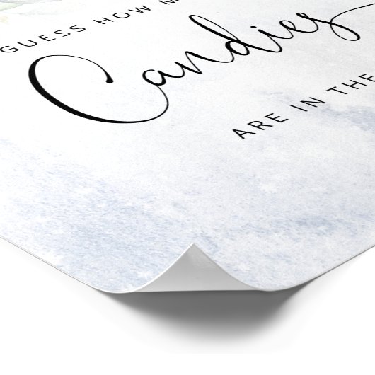 冬男女兼用キャンディの数を推測 ポスター (角)