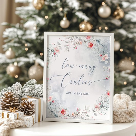 冬男女兼用キャンディの数を推測 ポスター