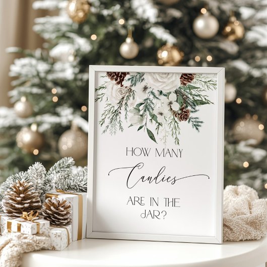 冬男女兼用キャンディの数を推測 ポスター