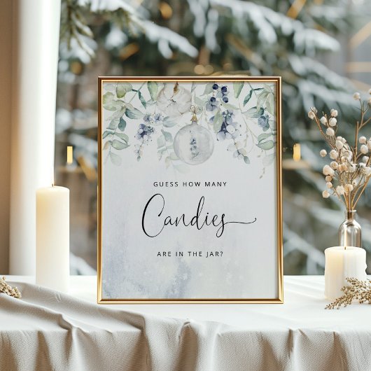 冬男女兼用キャンディの数を推測 ポスター