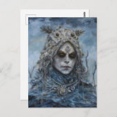 冬異教の女神はがき ポストカード (正面/裏面)