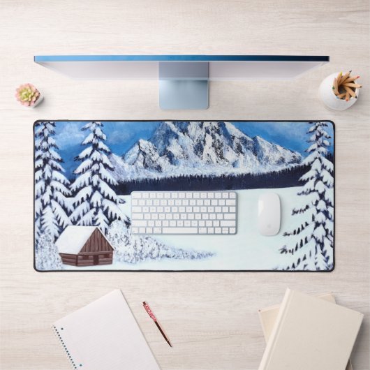 冬疑問に思 デスクマット (オフィス1)