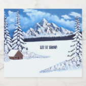 冬疑問に思 ビールラベル (シングルラベル)