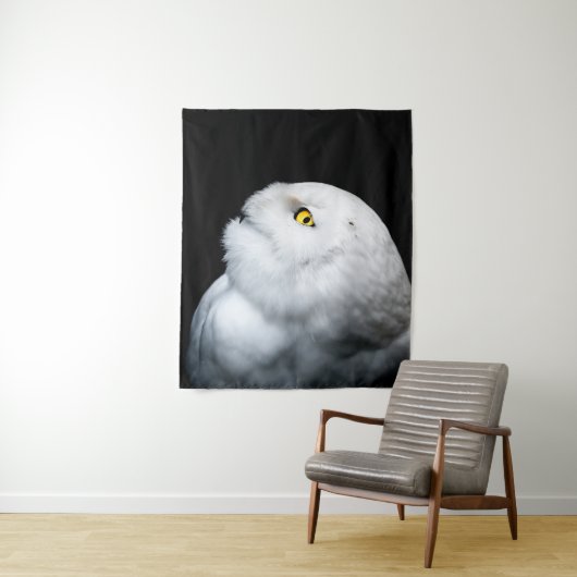冬白フクロウ タペストリー (インサイチュ)