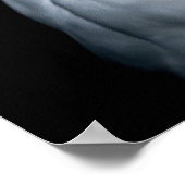 冬白フクロウ ポスター (角)