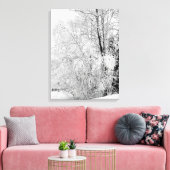 冬白 キャンバスプリント (インサイチュ (リビング))