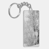 冬白 キーホルダー (正面左)