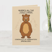 冬眠おもしろい漫画から消える カード (正面)