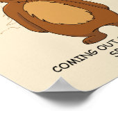 冬眠おもしろい漫画から消える ポスター (角)