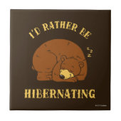 冬眠したい タイル (正面)