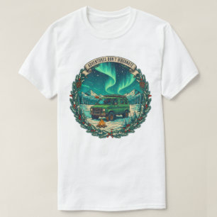 冬眠しない冒険 バンアート ウィンター Tシャツ