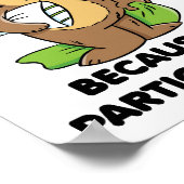 冬眠ポおもしろいスター ポスター (角)