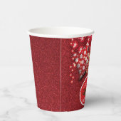 冬眠誕生日パーソナライズされたクリスマス 紙コップ (右)