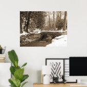 冬石橋 ポスター (ホームオフィス)