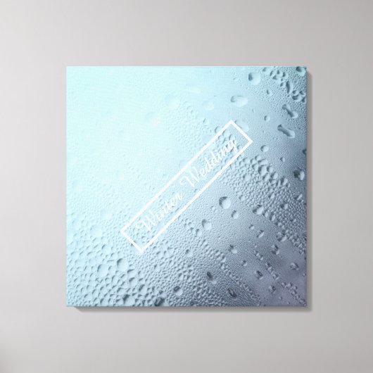 冬窓結婚の キャンバスプリント (正面)